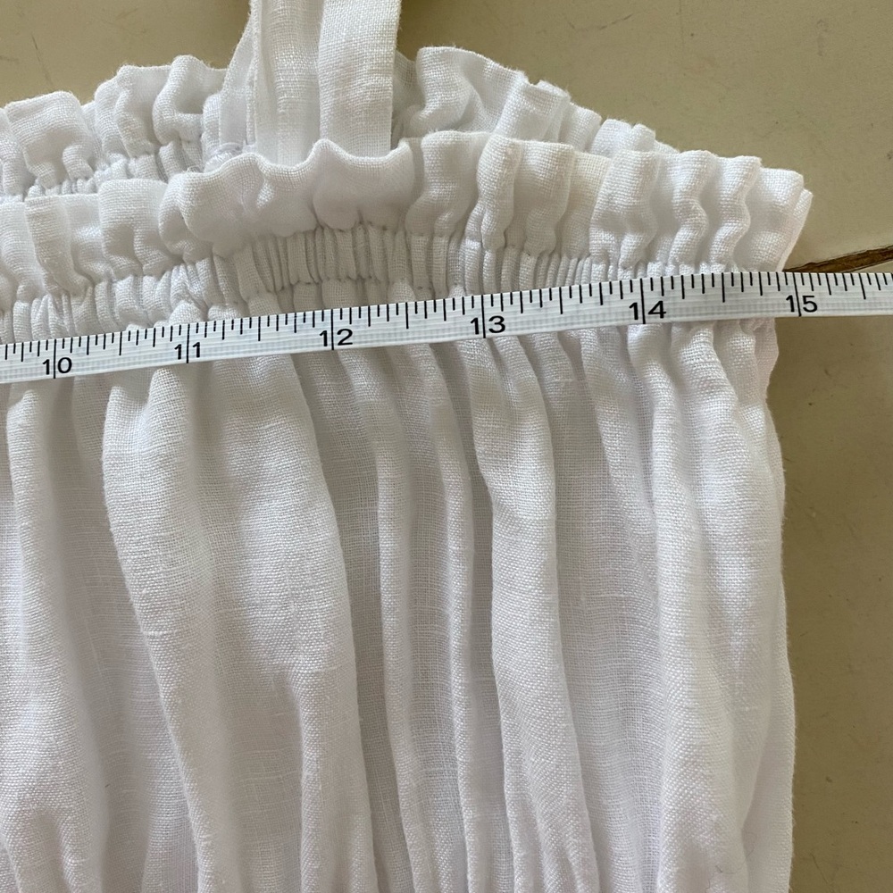 New Faithfull The Brand Linen Midi Dress - Picture 13 of 15